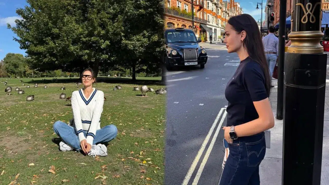 Fahriye Evcen Londra Tatilinde Moda Rüzgarı Estiriyor