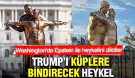 Washington'da Trump ve Epstein'ın heykeli sergilendi: Sanatın toplumsal eleştirisi mi?