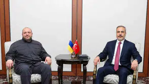 Bakan Fidan, Ukrayna Milli Güvenlik ve Savunma Konseyi Sekreteri Umerov ile Görüştü