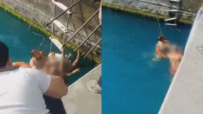 Emirgan'da korku dolu anlar: Denizin ortasında fenalaşan kadın ölümden döndü