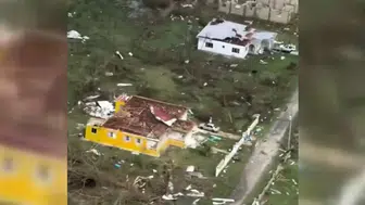 Melissa Kasırgası Sonrası Yıkım Görüntüleri Ortaya Çıktı