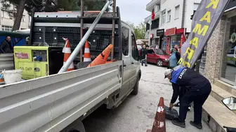 Edirne'de Trafik Denetimi: Engelleyici Malzemeler Toplandı