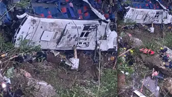 Mezuniyet Kutlamasından Dönüşte Feci Kaza: Otobüs Uçurumdan Yuvarlandı