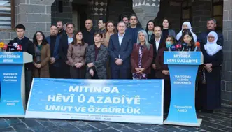 Diyarbakır'da 'Umut ve Özgürlük Mitingi' Düzenlenecek