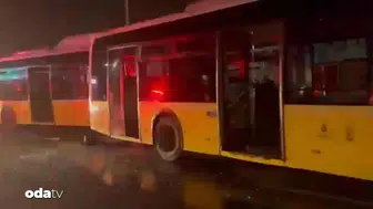 Başakşehir'de Üç İETT Otobüsü Çarpıştı: 5 Yaralı