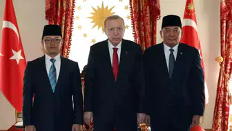 Cumhurbaşkanı Erdoğan, Endonezyalı Bakanları Kabul Etti