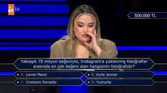 Yarışmacı Tarihe Geçti: 500 Bin TL’lik Soruda Messi’yi Iskaladı