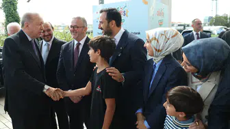 Cumhurbaşkanı Erdoğan'dan Rami Kütüphanesi'nde AileFest ziyareti