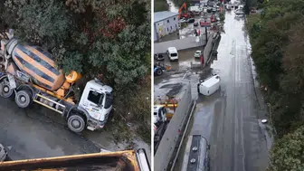 İstanbul'da selin bilançosu ağır: Ayazağa'da araçlar hurdaya döndü