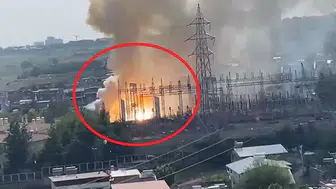 Diyarbakır'da korku dolu anlar: Ana trafo merkezinde patlama ve yangın