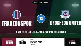 Trabzonspor ve Drogheda United dostluk sınavında: Kardeşlik sahaya iniyor