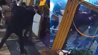 Restoranda tansiyon yükseldi: CHP'li meclis üyesi tekme tokat dışarı atıldı