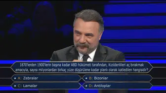 Kim Milyoner Olmak İster'de şoke eden soru: Milyonlarca hayvanı yok eden o vahşi plan neydi?