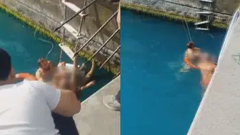 Emirgan'da korku dolu anlar: Denizin ortasında fenalaşan kadın ölümden döndü