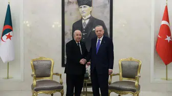 Ankara'da diplomatik karşılama: Cezayir lideri Tebbun için resmi tören düzenlendi