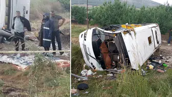 Isparta’dan acı haber: Tur otobüsü şarampole yuvarlandı, çok sayıda can kaybı var