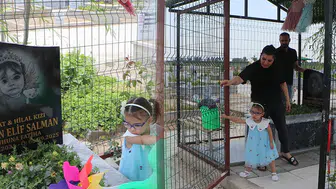 Yasmin’in hatıralarına göz diktiler: Acılı aile mezar başında nöbet tutuyor