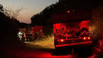 Manisa'da korkutan yangın: Alevler zeytinliklere sıçradı
