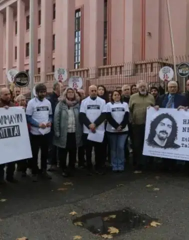 Gazeteci Hakan Tosun için Adalet Bakanlığı önünde eylem