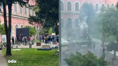 İTÜ Taşkışla Binasında Filmi Çekimi Sırasında Yangın Çıktı