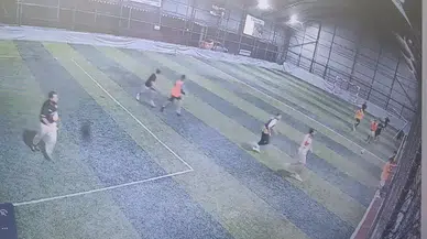 Edremit'te Halı Saha Olayı: Zanlıdan Korkunç Anlar