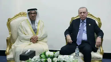 Erdoğan, Mısır'da BAE Veliaht Prensi ile Görüştü