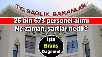 Sağlık Bakanlığı 26 Bin 673 Personel Alımı Duyurusu