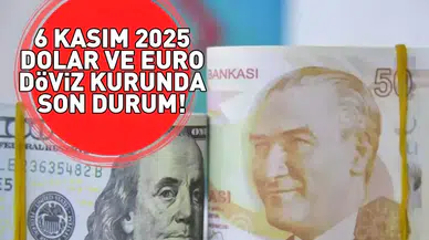 Dolar ve Euro Alış - Satış Fiyatı Canlı Takip Ekranı 6 Kasım 2025
