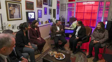 Özgür Özel, Hrant Dink'in ailesini ziyaret etti