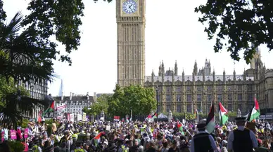 Londra’da Gazze’ye Destek Protestosu: Çok Sayıda Gözaltı