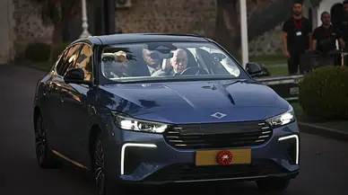 Başkan Recep Tayyip Erdoğan'a TOGG T10F Teslim Edildi