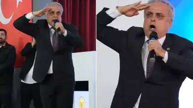 Hasan Ufuk Çakır, AK Parti'ye Katıldıktan Sonra Erdoğan'ın Fotoğrafına Selam Durdu