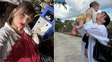 Gizem Karaca'dan Anne-Kız Pozu: 7 Aylık Leyla Yaz'ın Son Hali