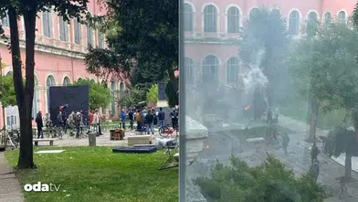 İTÜ Taşkışla Binasında Filmi Çekimi Sırasında Yangın Çıktı