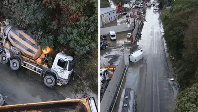 İstanbul'da selin bilançosu ağır: Ayazağa'da araçlar hurdaya döndü