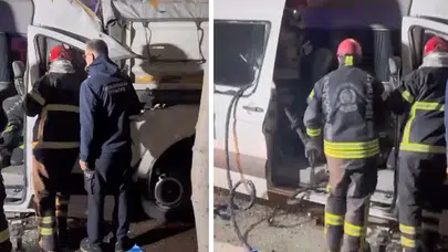 Kocaeli'de İşçileri Taşıyan Minibüs TIR'a Çarptı: 9 Yaralı