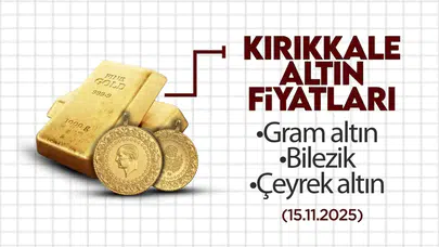 Kırıkkale'de Bugün Altın Fiyatları: 15 Kasım 2025