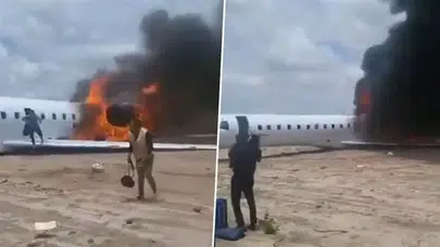 Kongo'da Uçak Kazası: Hükümet Heyeti Alevlerden Kurtuldu