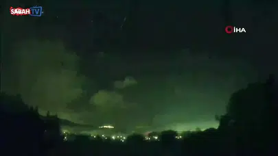 Japonya'da İki Gece Üst Üste Ateş Topu Görüntüleri Kaydedildi