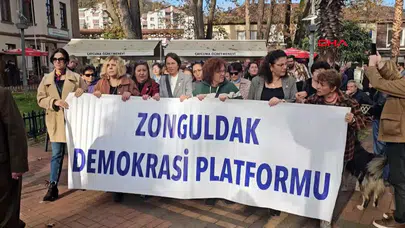 Zonguldak’ta Kadın Cinayetlerine Tepki Yürüyüşü