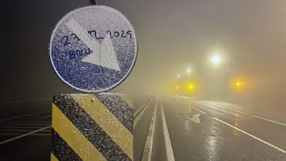 Anadolu Otoyolu ve D-100 Kara Yolunda Kar Yağışı Etkili Oluyor