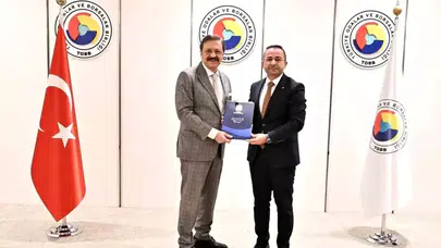 Başkan Güngör, TOBB Başkanı Hisarcıklıoğlu'na Manavgat İş Dünyasının Taleplerini İletti