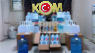81 İlde Dev Kaçak Alkol Operasyonu: 12 Yasa Dışı İmalathane Çökertildi
