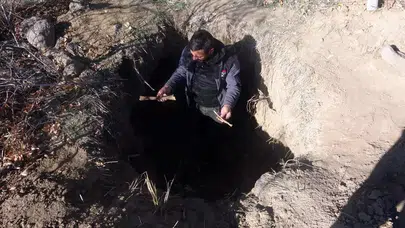 Define Avcıları Tarihi Mezarlığa Zarar Verdi