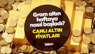 ALTIN FİYATLARI CANLI GRAFİK: Bugün gram ve çeyrek altın ne kadar oldu?