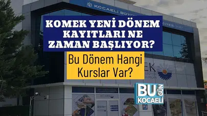 KOMEK Yeni Dönem Kayıtları Başlıyor: 2025-2026 Eğitim Dönemi Kursları Açıklandı