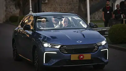Başkan Recep Tayyip Erdoğan'a TOGG T10F Teslim Edildi