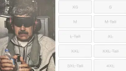Kaçırılan Maduro'nun Eşofman Takımı Saniyeler İçinde Tükendi