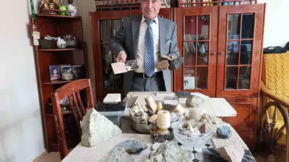 Manisa'da Doğaltaş Müzesi Gibi Ev