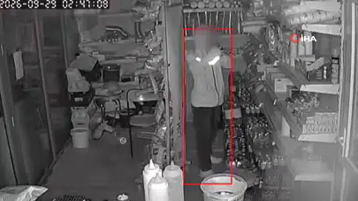Adıyaman'da pes dedirten hırsızlık: Kasayı boşalttı, keyif yapmayı ihmal etmedi